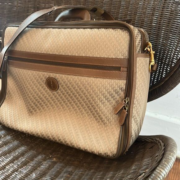 Vintage GUCCI GG Monogram Shoulder Travel Bag AUTHENTIC - Picture 2 of 9